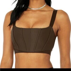 ALO Yoga Brown Crop Top